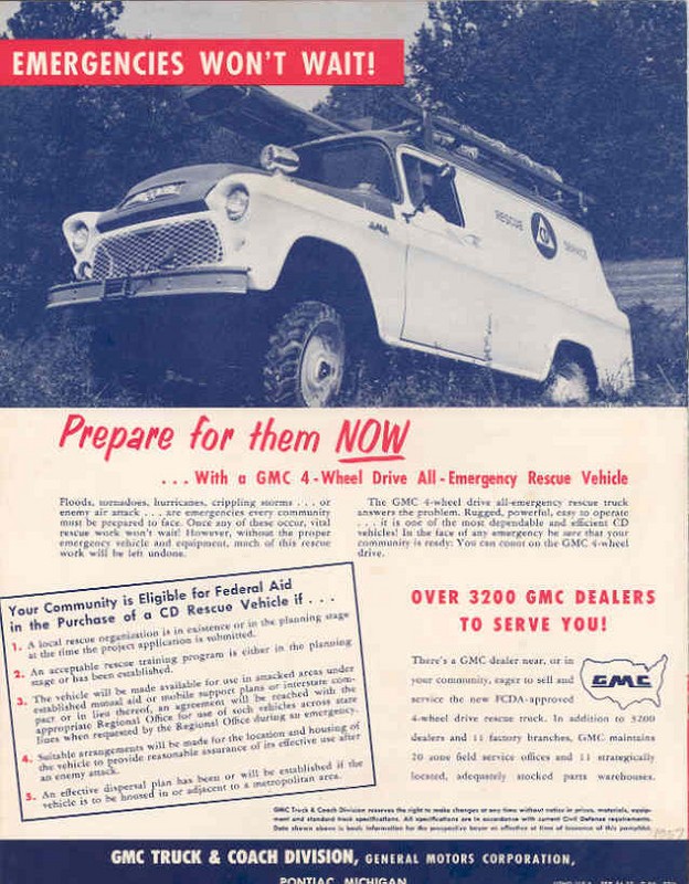 1957 GMC 100 Fleet Options Brochure Page 3